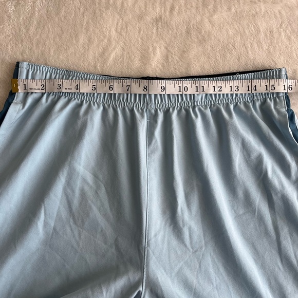 Men's Light Blue and Dark Blue Shorts - Picture 6 of 7
